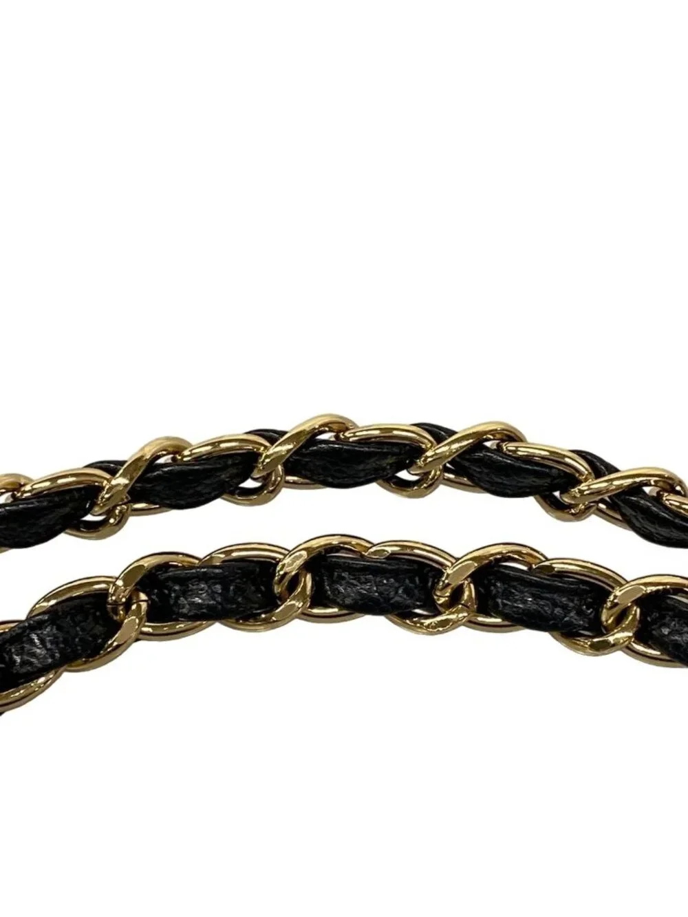Chanel Shoulder Bag Petit Timeless Tote Quilted Black Chain Gold